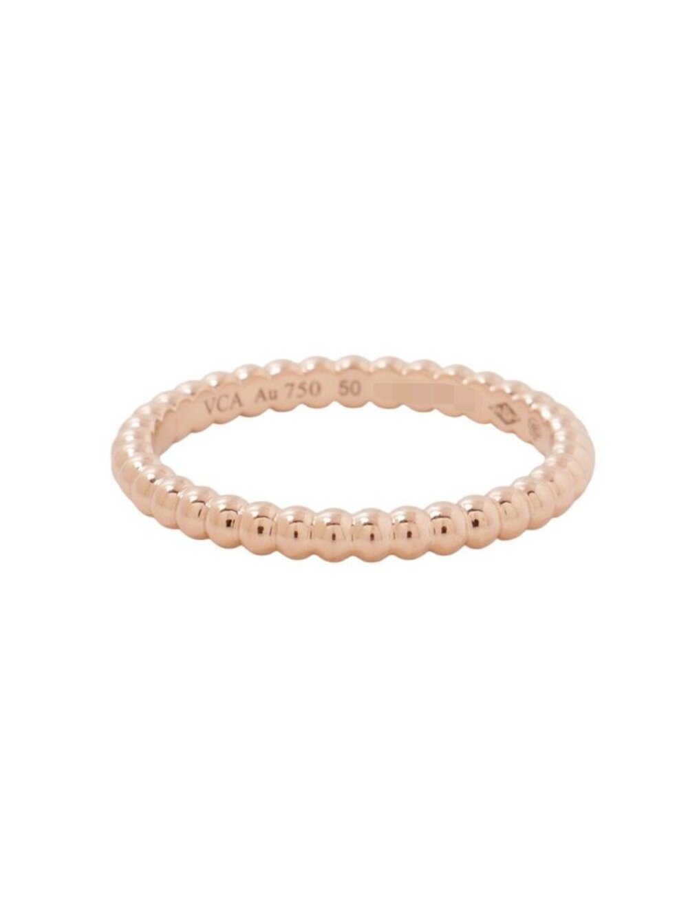 Van Cleef & Arpels Ring Perlee Gold Pearl Small 18k Pink